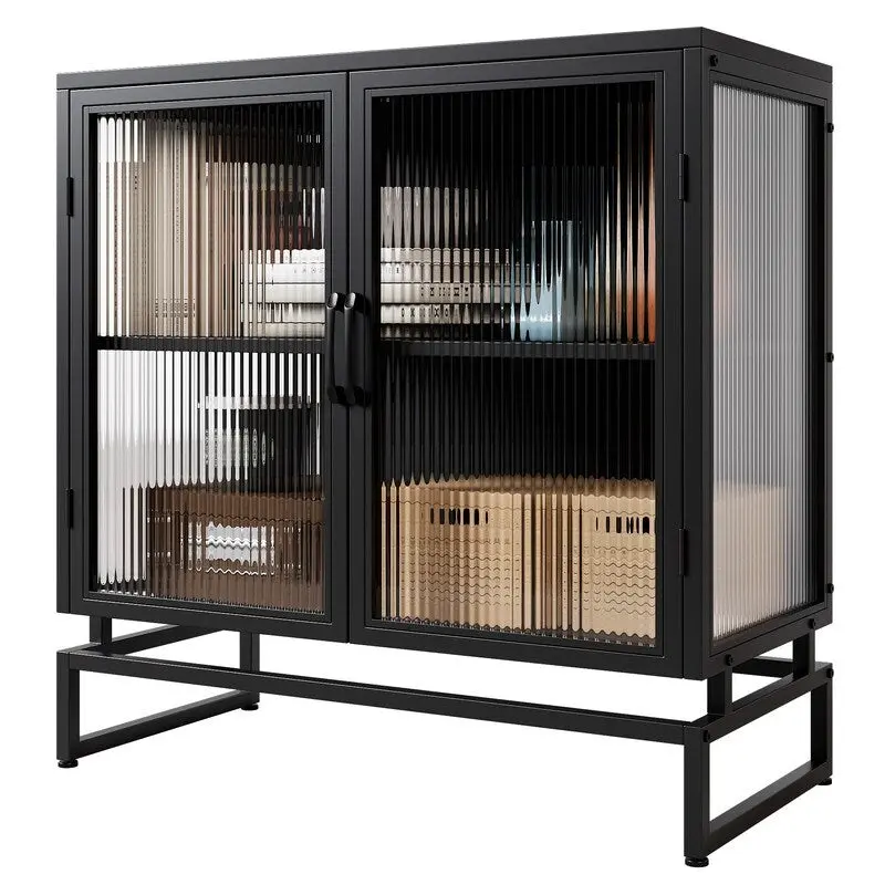Glass side cabinet