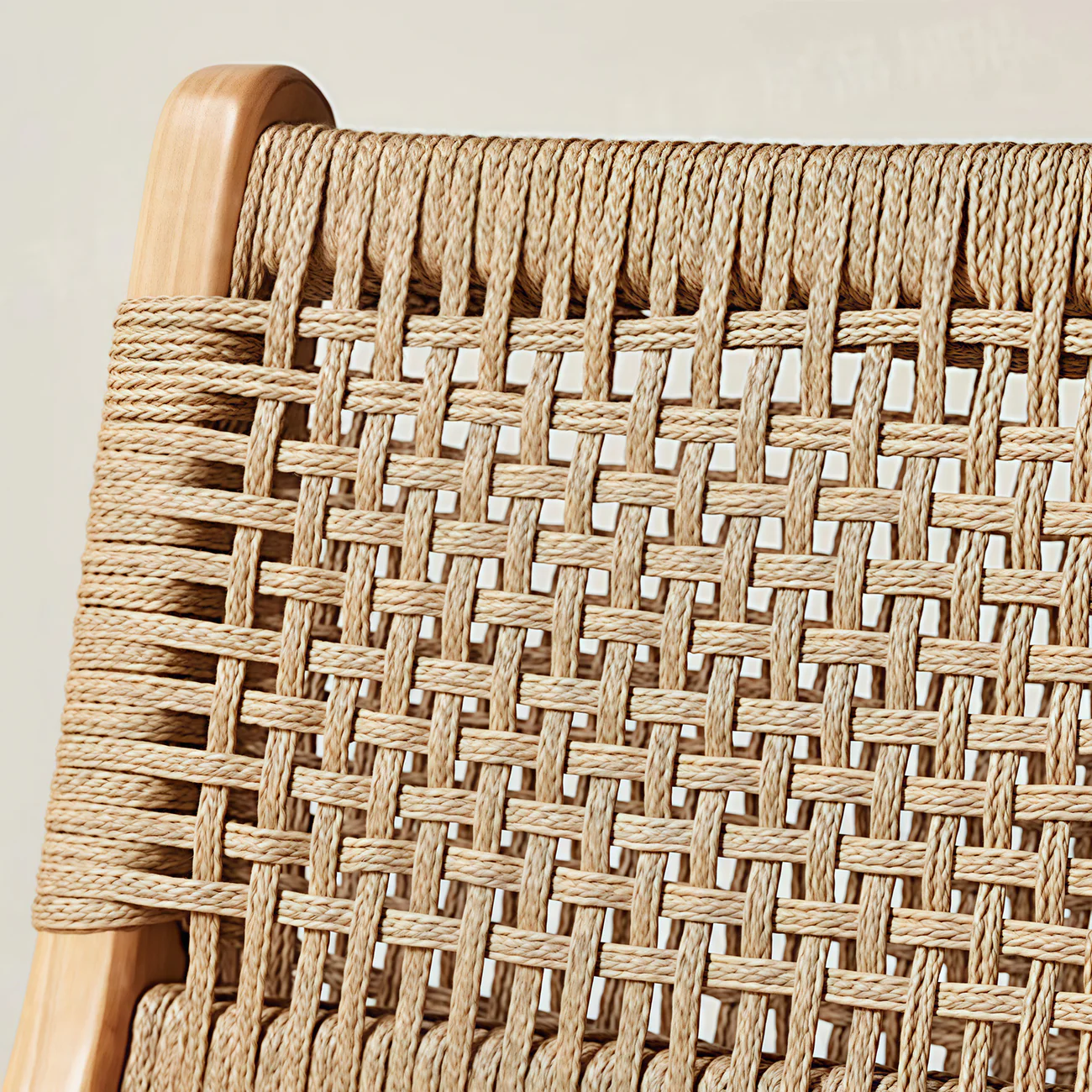 Scandinavian Wooden Ratten Bar Stool