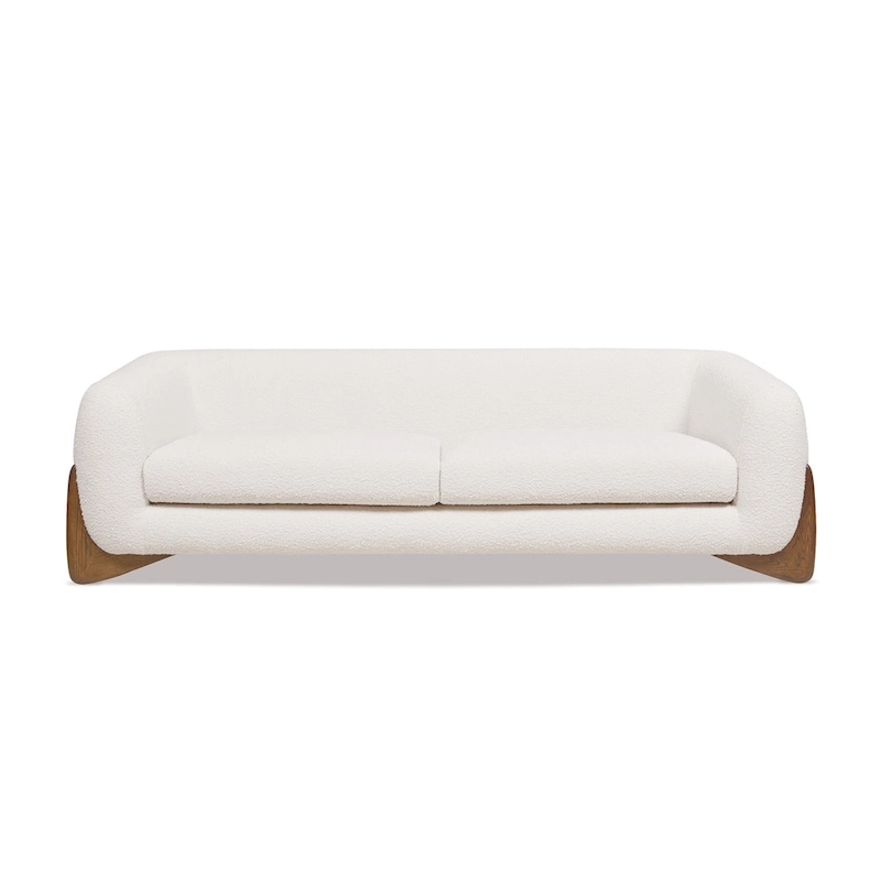 Alpine 90.5 Sherpa Upholstered Sofa