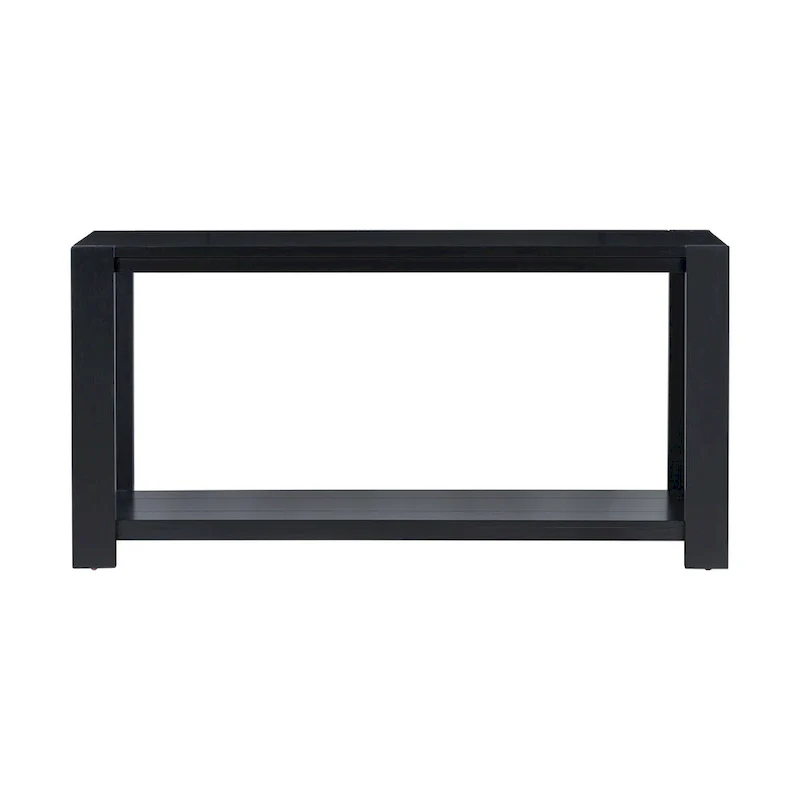 Narrow Long Entryway Console Table Side Table with Bottom Shelf