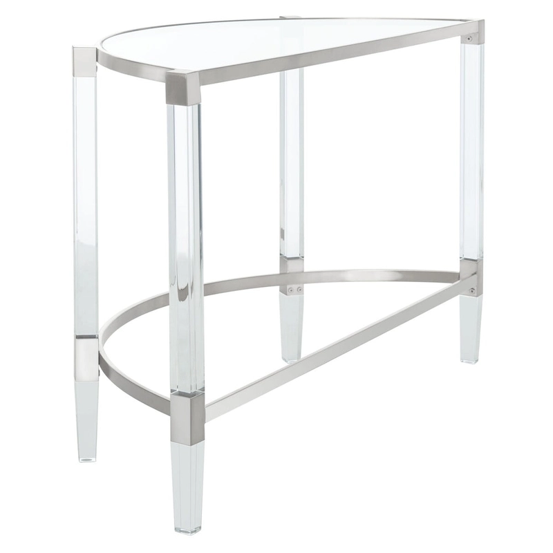 SAFAVIEH Couture Gunel Acrylic Console Table - 47.2 W x 17.7 L x 28.7 H - 47Wx18Dx29H