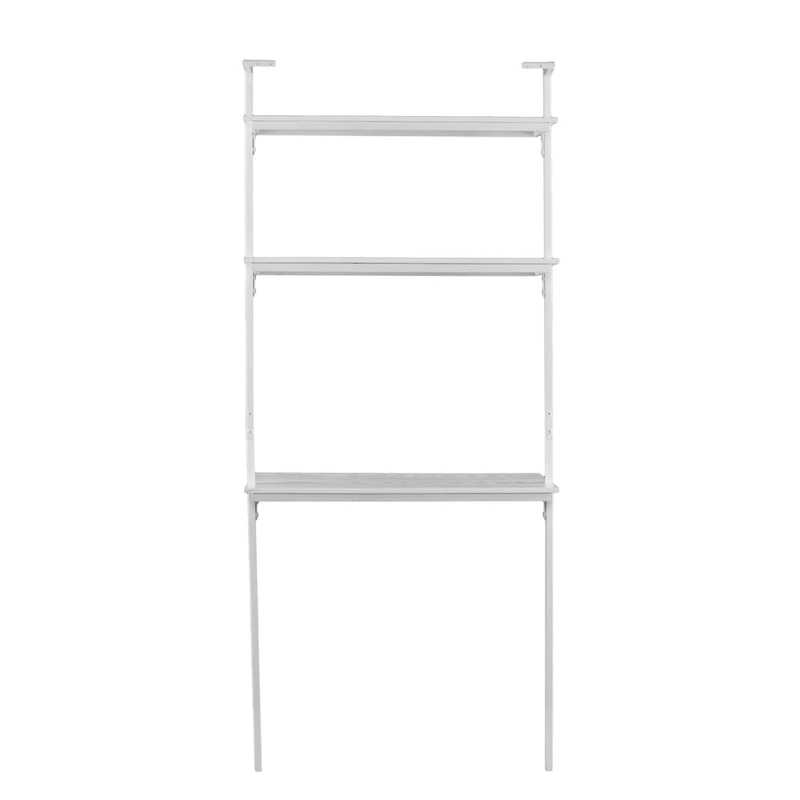 SEI Furniture Haeloen Wall Mount Desk - White