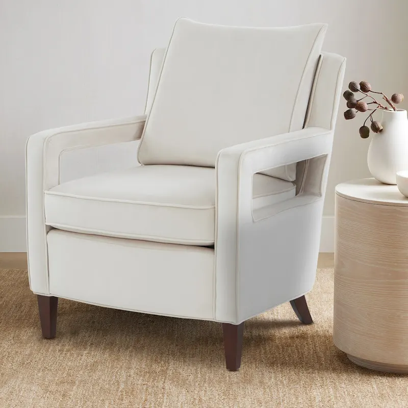 Quinn Velvet Accent Arm Chair by Greyson Living