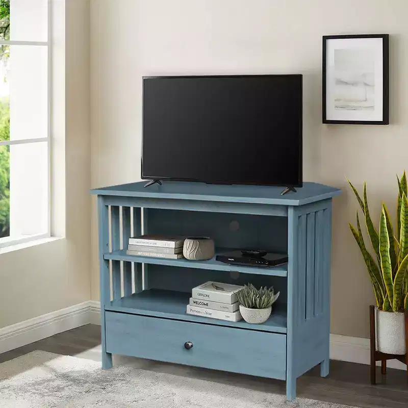 Mission Corner TV Stand for TVs up to 38 - International Concepts