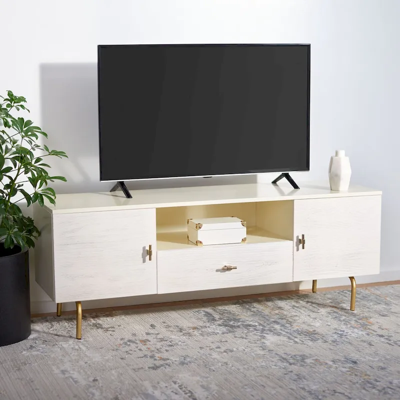 SAFAVIEH Lerke Media TV Stand - 54 W x 15.7 L x 19.7 H - 54Wx16Dx20H