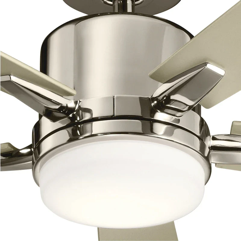 Kichler Lighting Lucian Collection 52-inch Polished Nickel LED Ceiling Fan
