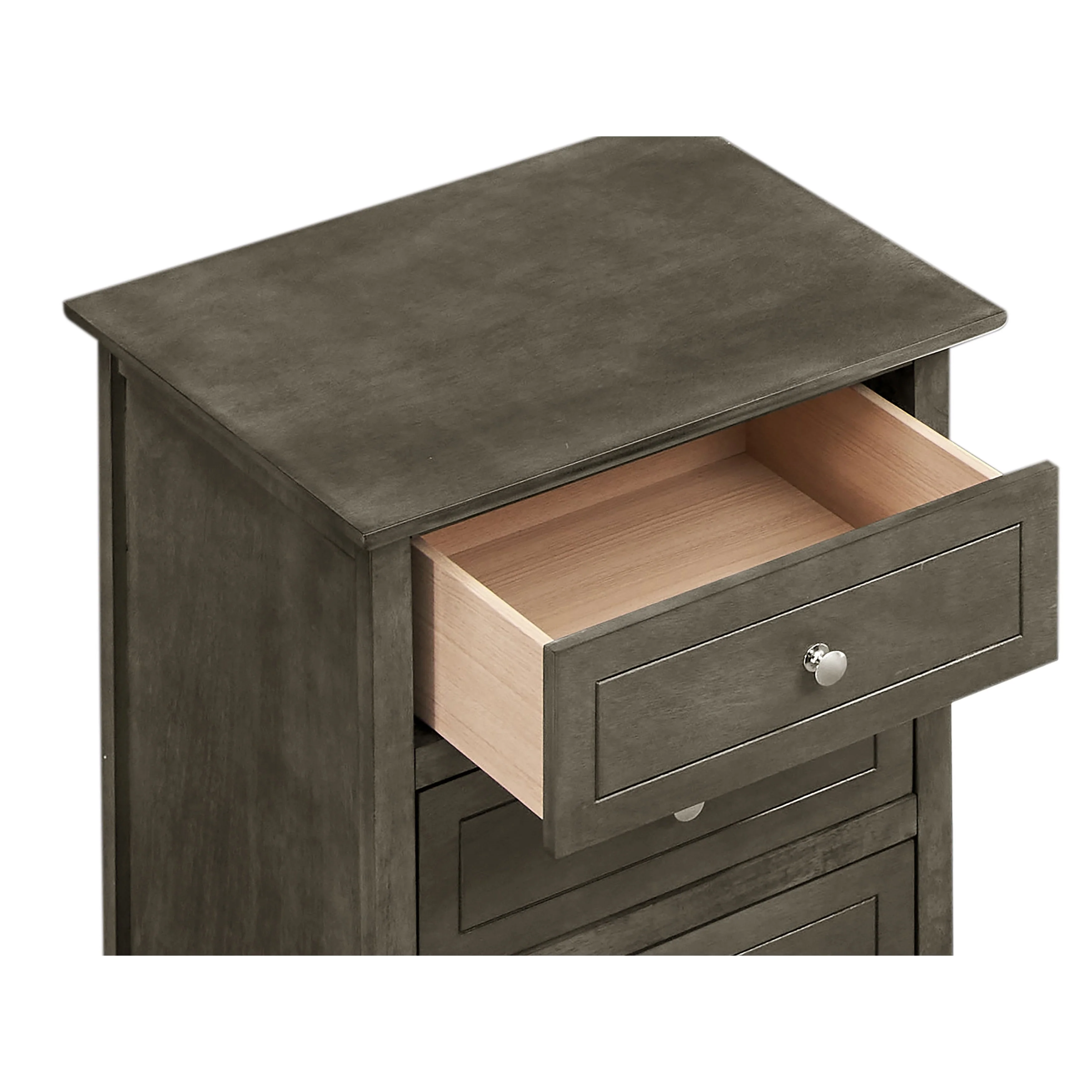 Daniel 3-drawer Transitional Wooden Nightstand