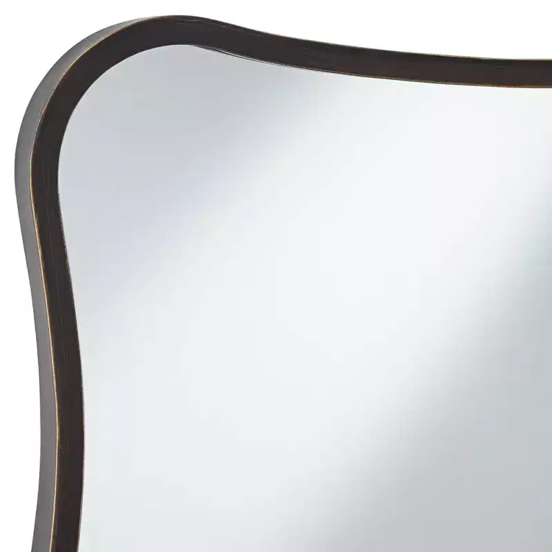 Uttermost Pavia Dark Bronze 24 x 32 Curvy Wall Mirrors Set of 2