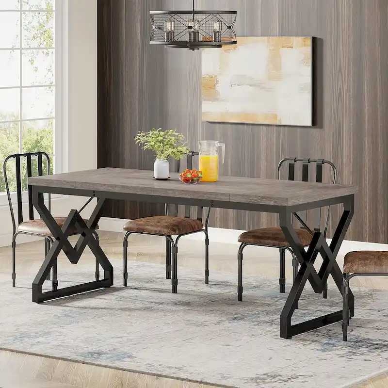 63-in Large Executive Desk, Home Office Computer Desk