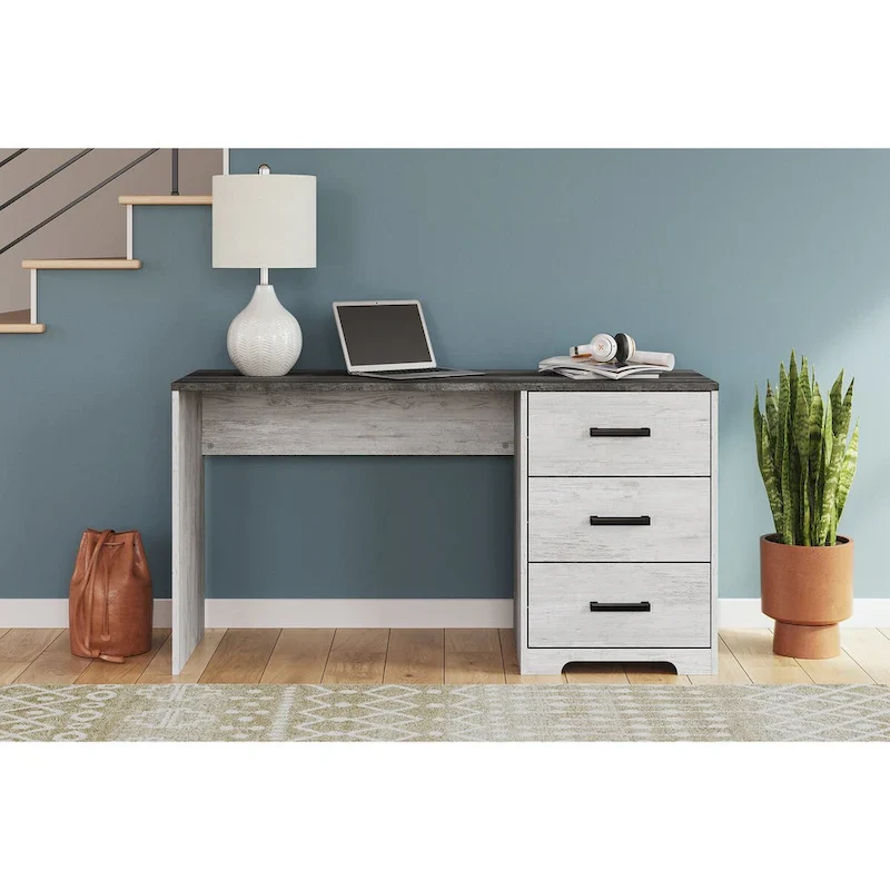 Signature Design by Ashley Shawburn White/Gray 54 Home Office Desk