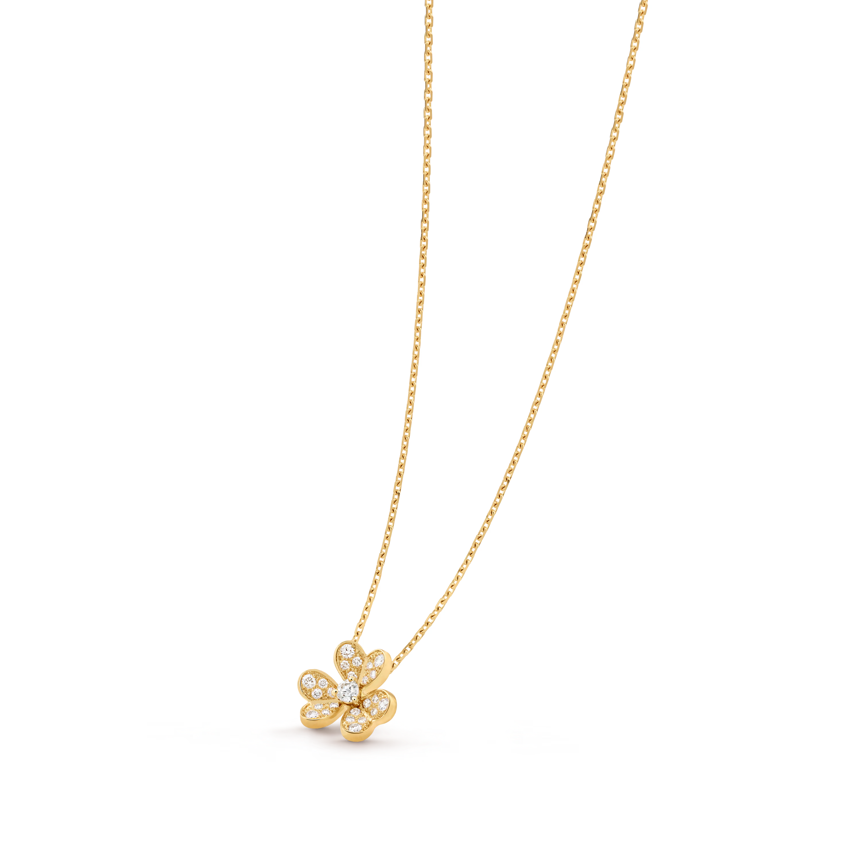 VCNS010  18K Gold Frivole pendant, mini model - ccjewelryacc