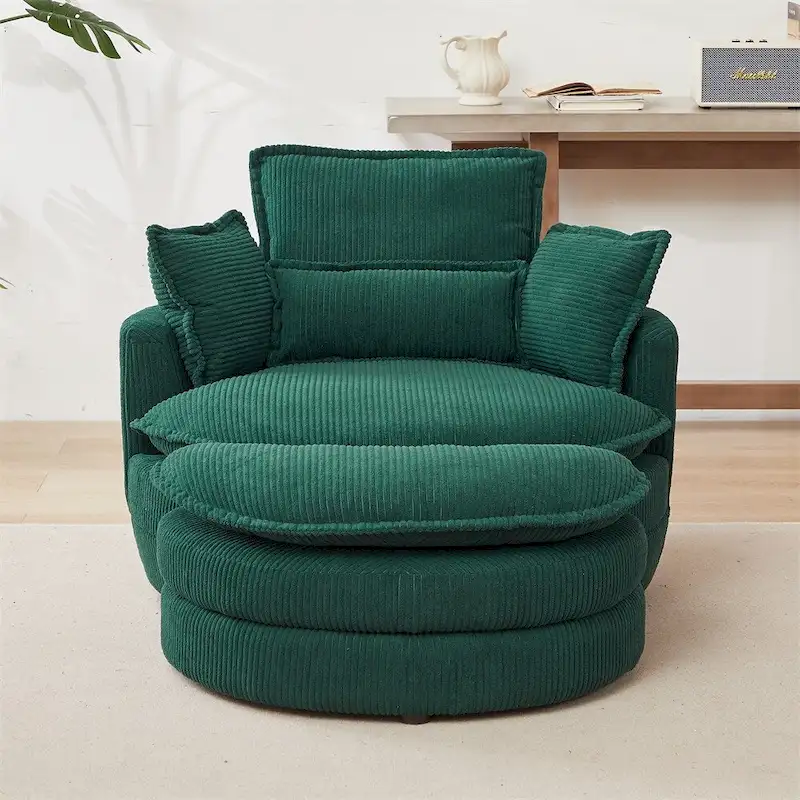 Velvet Tufted Accent Chair