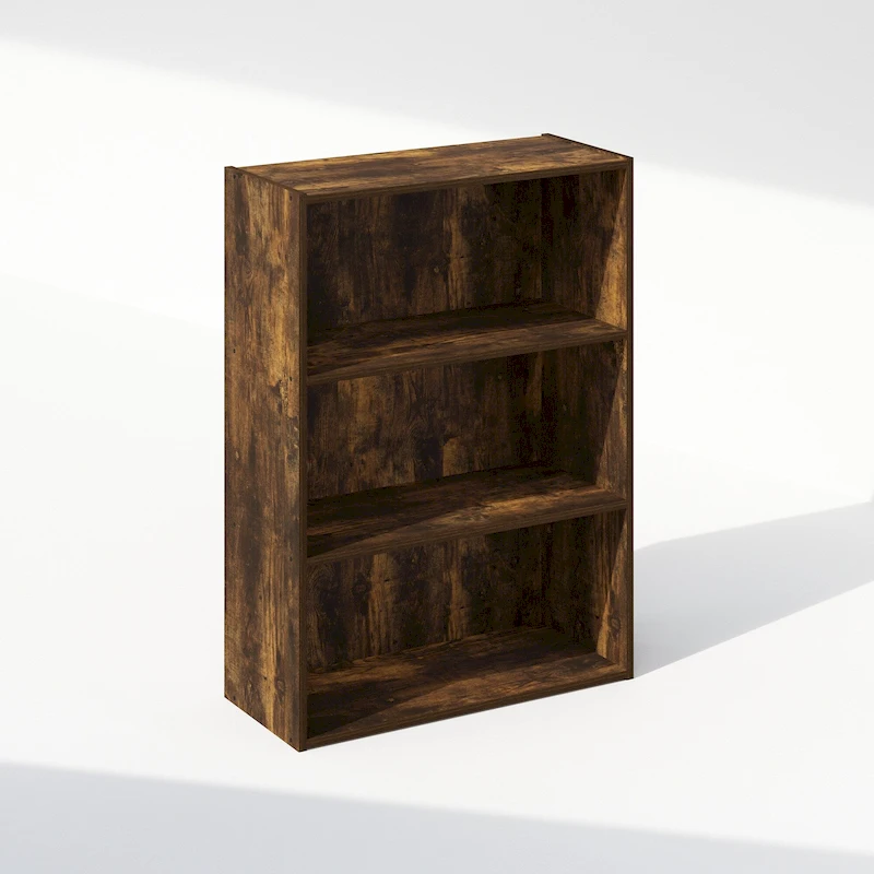 Furinno Simple Open Shelf, Bookcases, 3-Tier