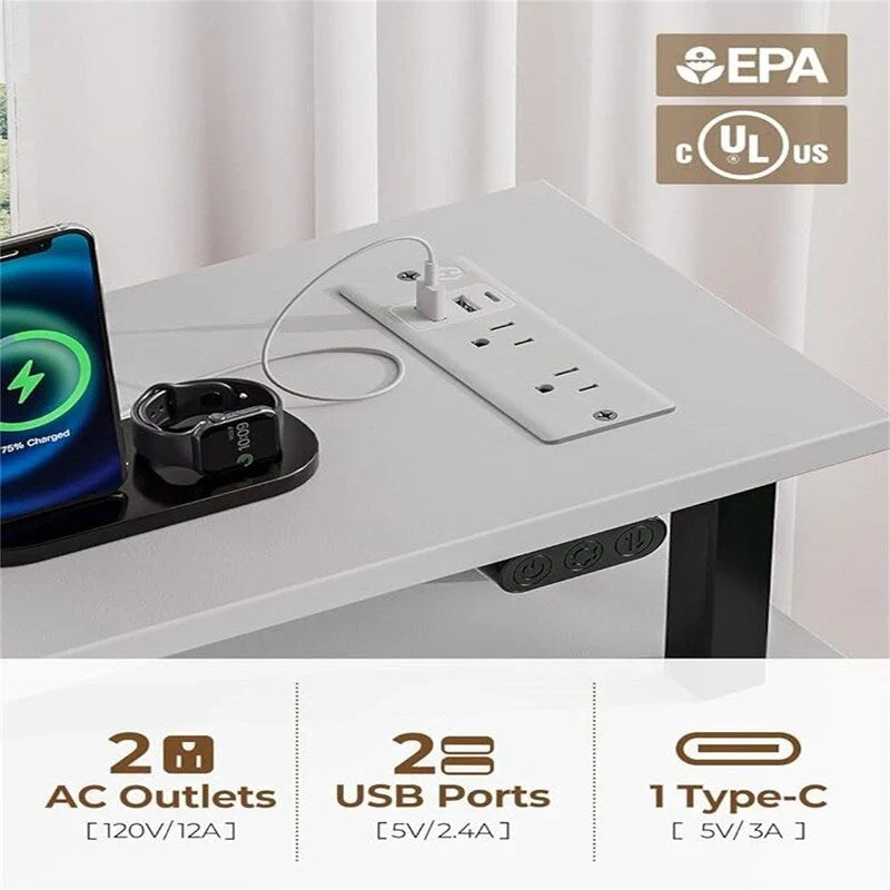 Computer Desk with Power