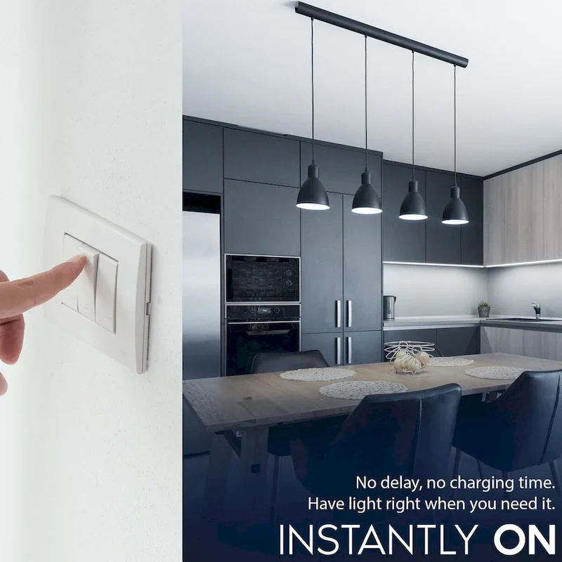 Luxrite A19 LED Light Bulb 60 Watt Equivalent CRI90 5CCT Dimmable 800LM 9W E26 Base ETL 12 Pack