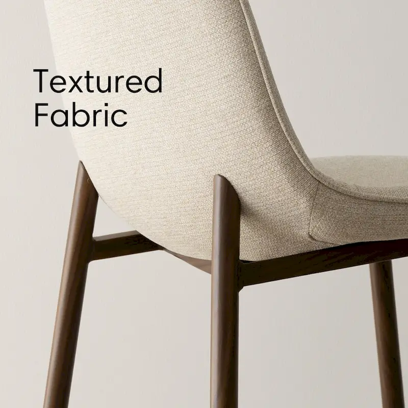 Modern Solid Back Side Dining Chair(Set of 4)