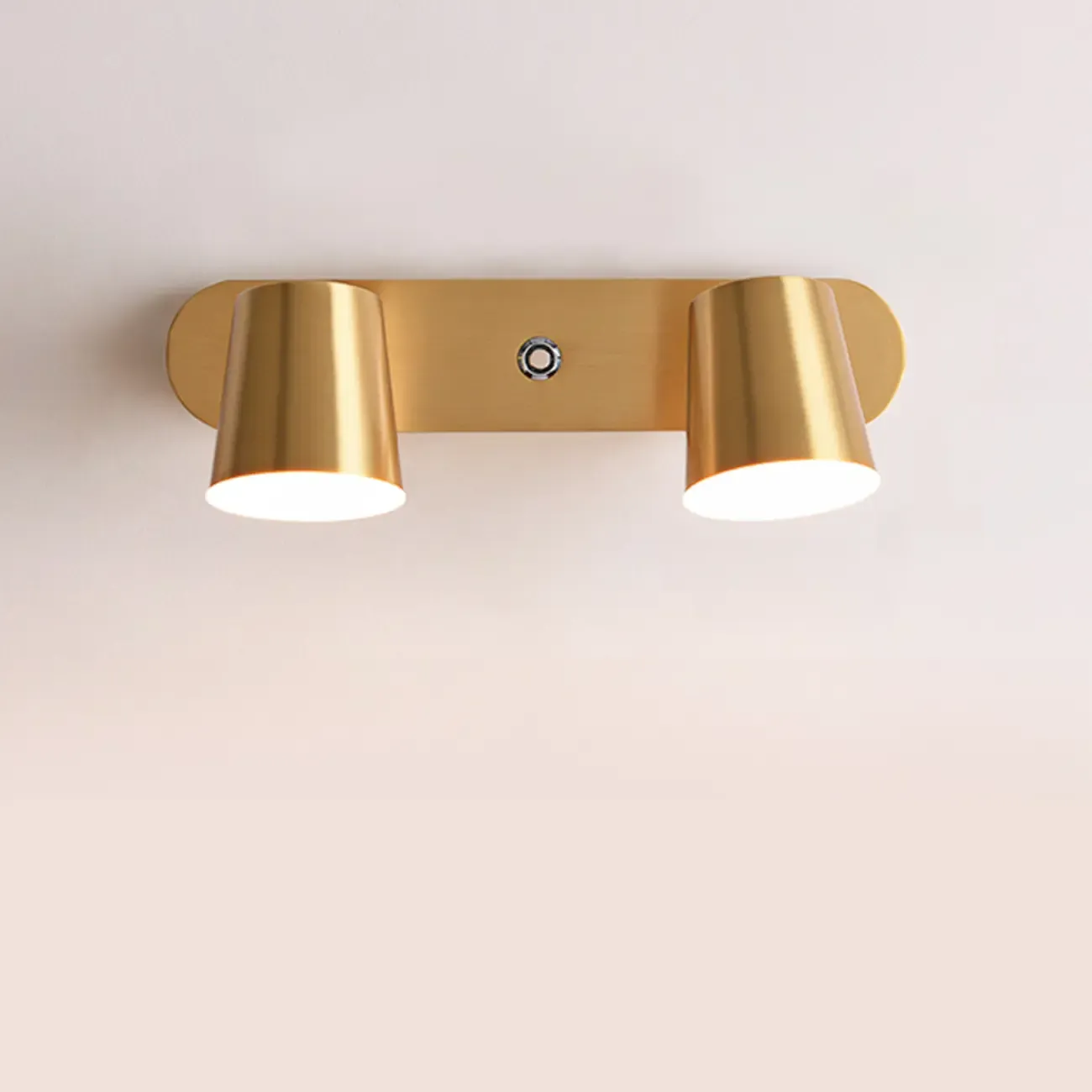 Bathroom Modern Vanity Light with Metal Lampshade