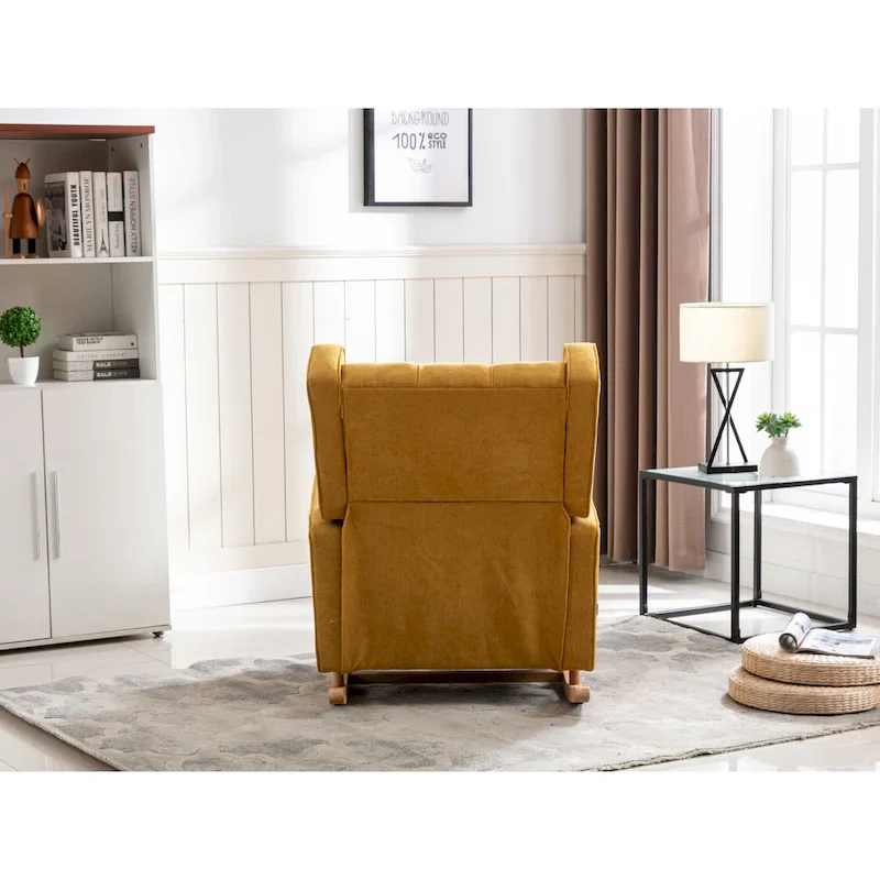 Modern 33.8 Tufted Rocking Chair