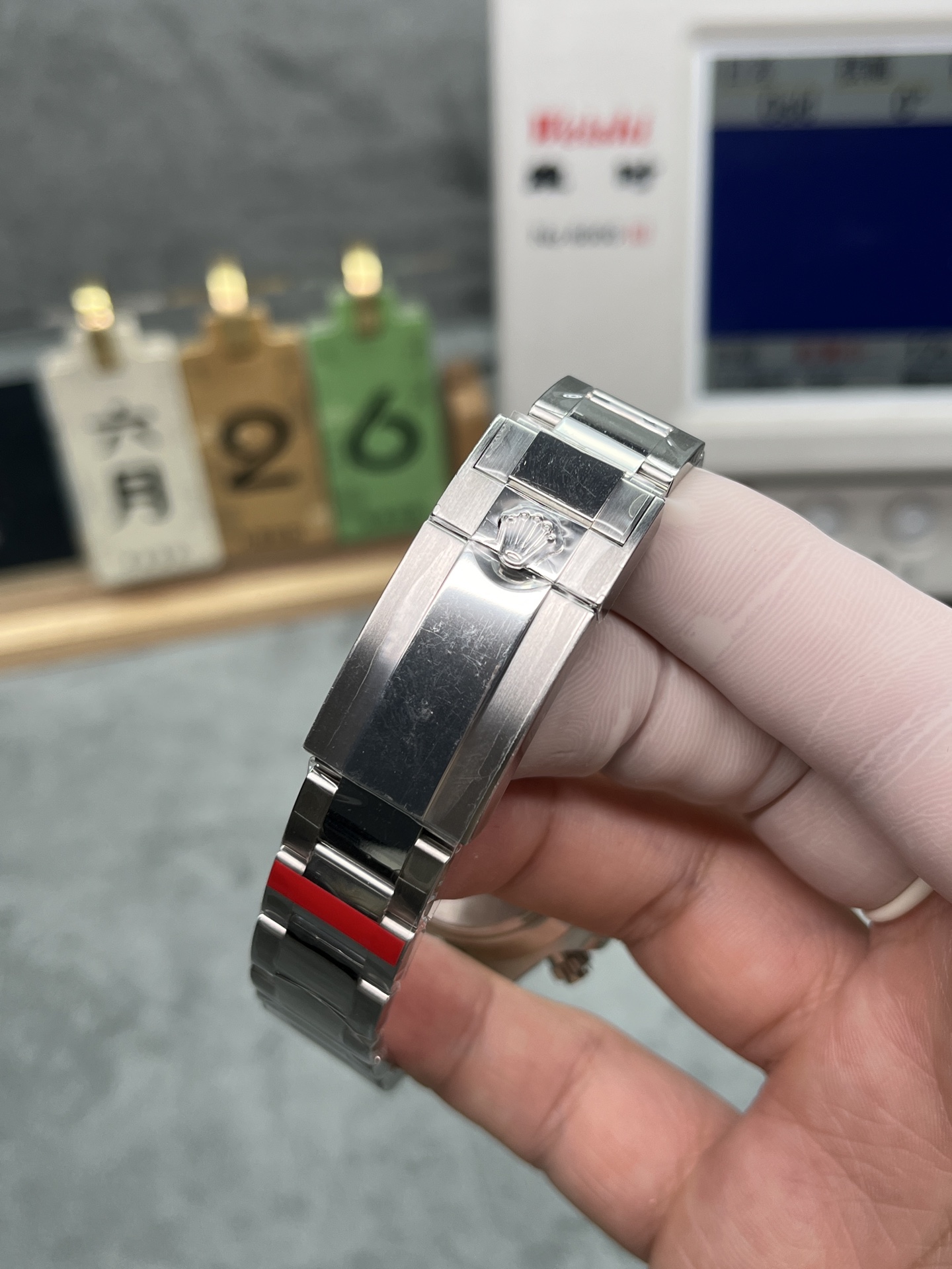 Rolex Daytona super clone bracelet clasp and crown logo