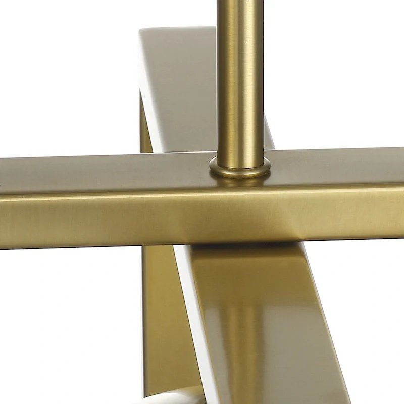 Atwell Collection Brushed Bronze Two-Light Pendant - 23.620  x 16.340  x 16.340