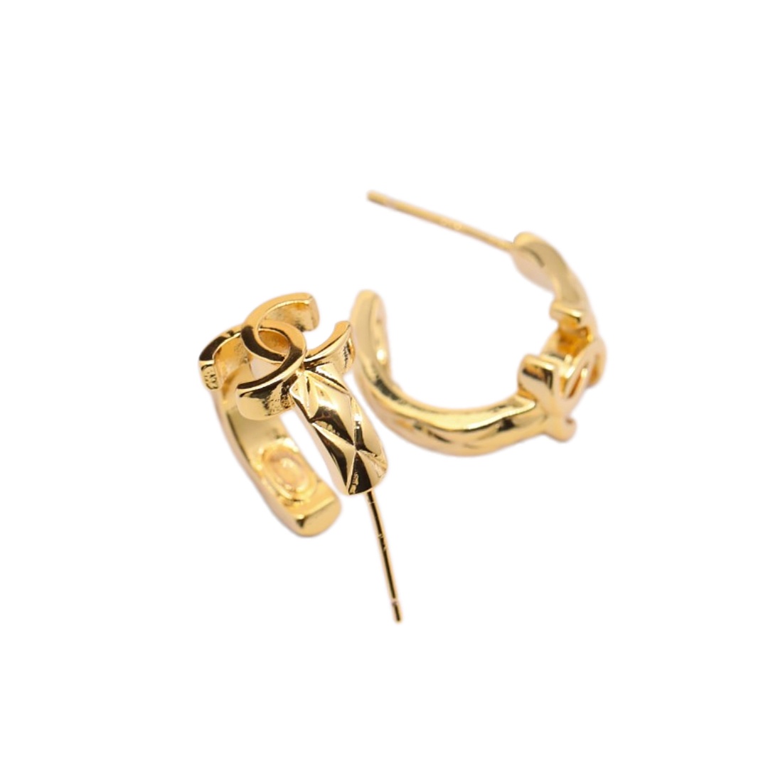 CCE402 Chanel Quilting earrings - ccjewelryacc