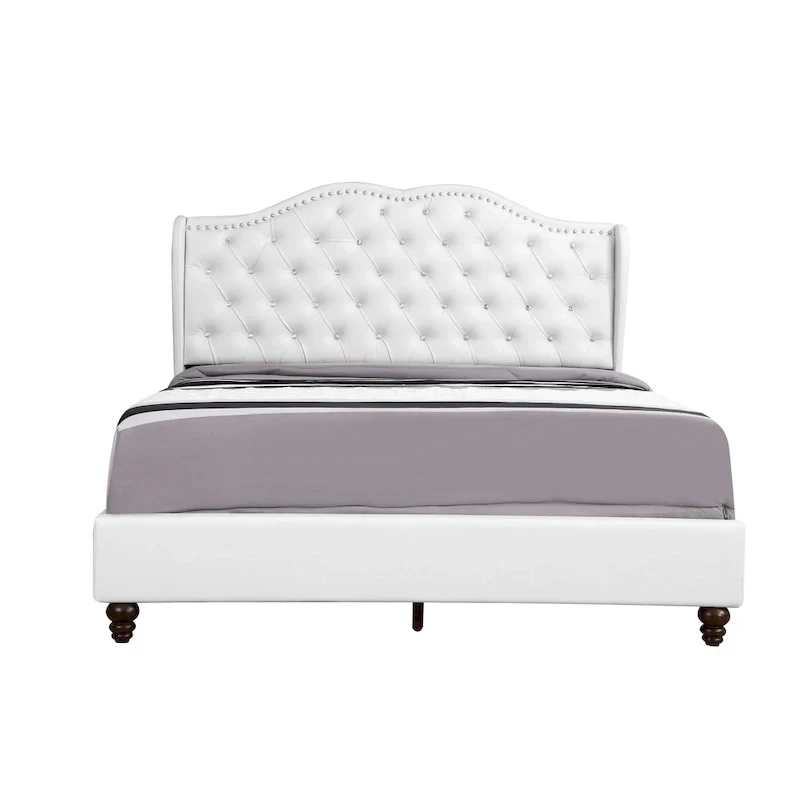 Joy Jewel Tufted Upholstered Bed