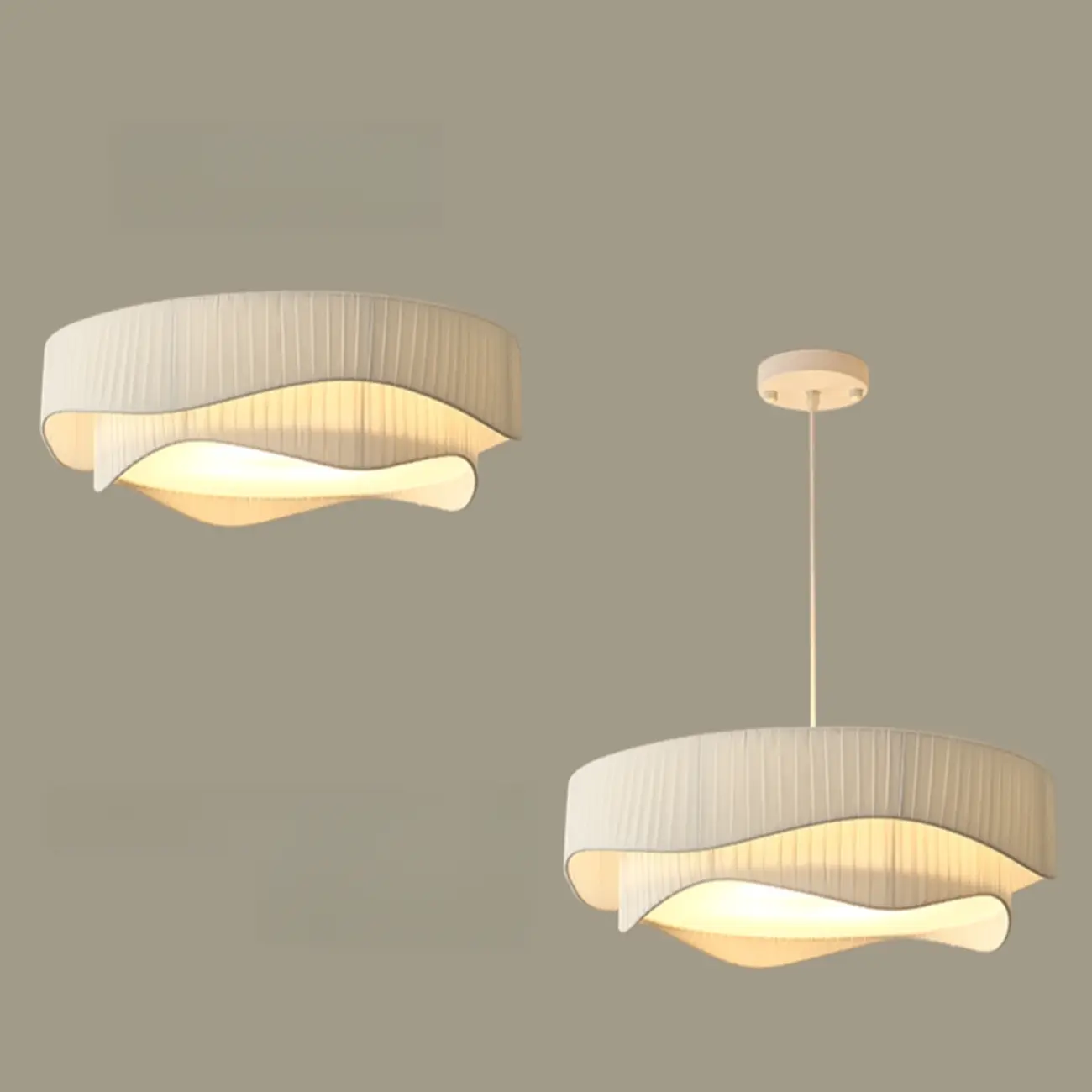 Modern Elegant 4-Light LED Chandelier with Irregular Design