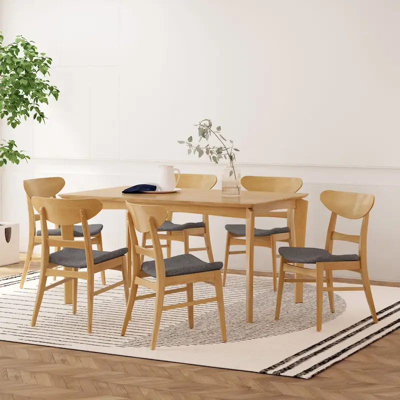 Amesbury Wood 7 Piece Dining Set by Christopher Knight Home