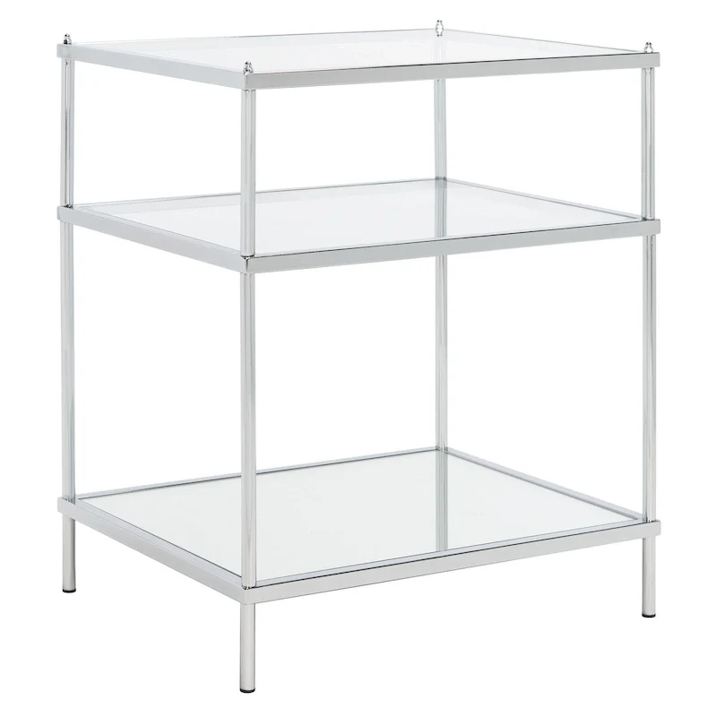 SAFAVIEH Vida 3-Tier Accent Table - 22 W x 18 D x 27 H - 22Wx18Dx27H