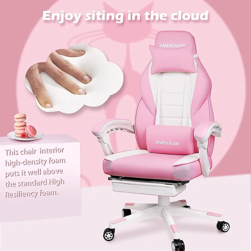 Racing Style Gaming Chair,300 lbs Big and Tall gamer chair High Back Computer Chair