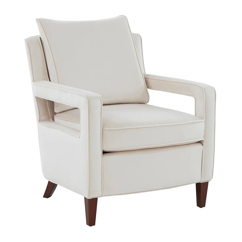 Quinn Velvet Accent Arm Chair by