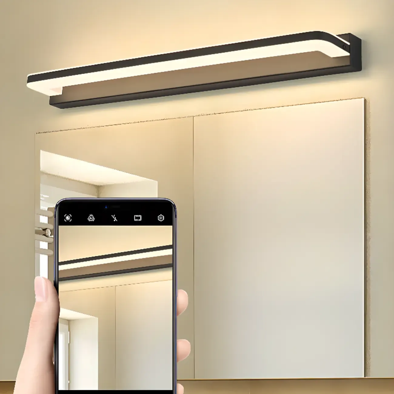 Modern Metal LED Bathroom Vanity Light Fixtures