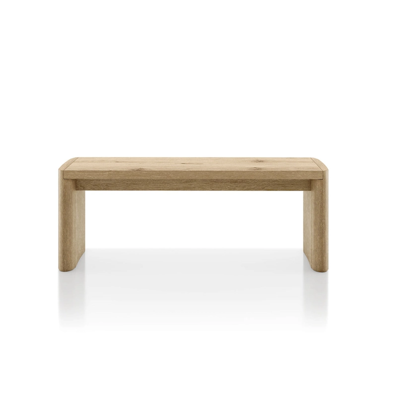 Furniture of America Elira Modern Oak 51-inch Dining Bench