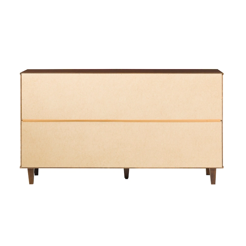 Middlebrook Mid-Century Modern Detailed Solid Wood Dresser