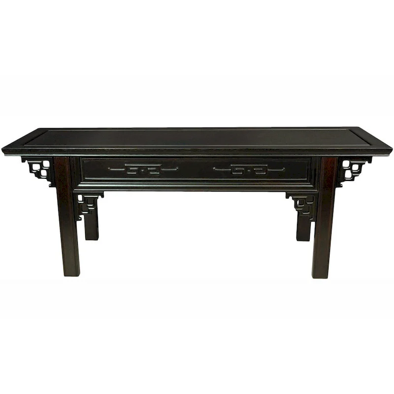 Rosewood Carved Bench