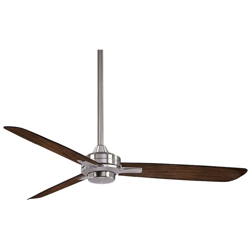 Minka Aire Rudolph Brushed Nickel With Maple 3 Blade Ceiling Fan