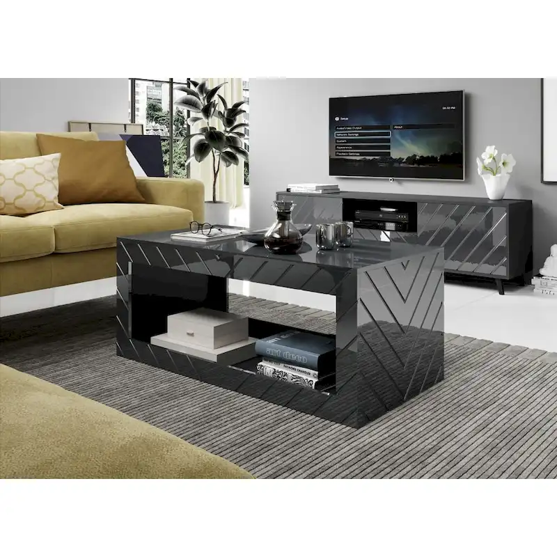 High Gloss Modern Coffee Table