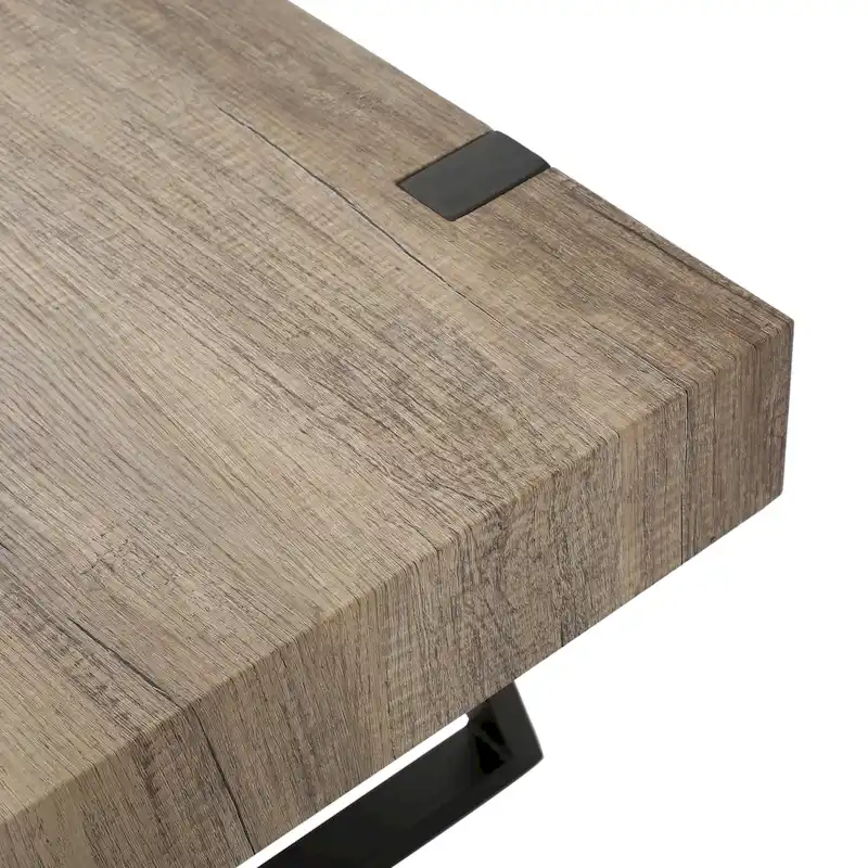 Abitha Faux Wood Coffee Table by Christopher Knight Home - 43.25 L x 23.60 W x 16.75 H