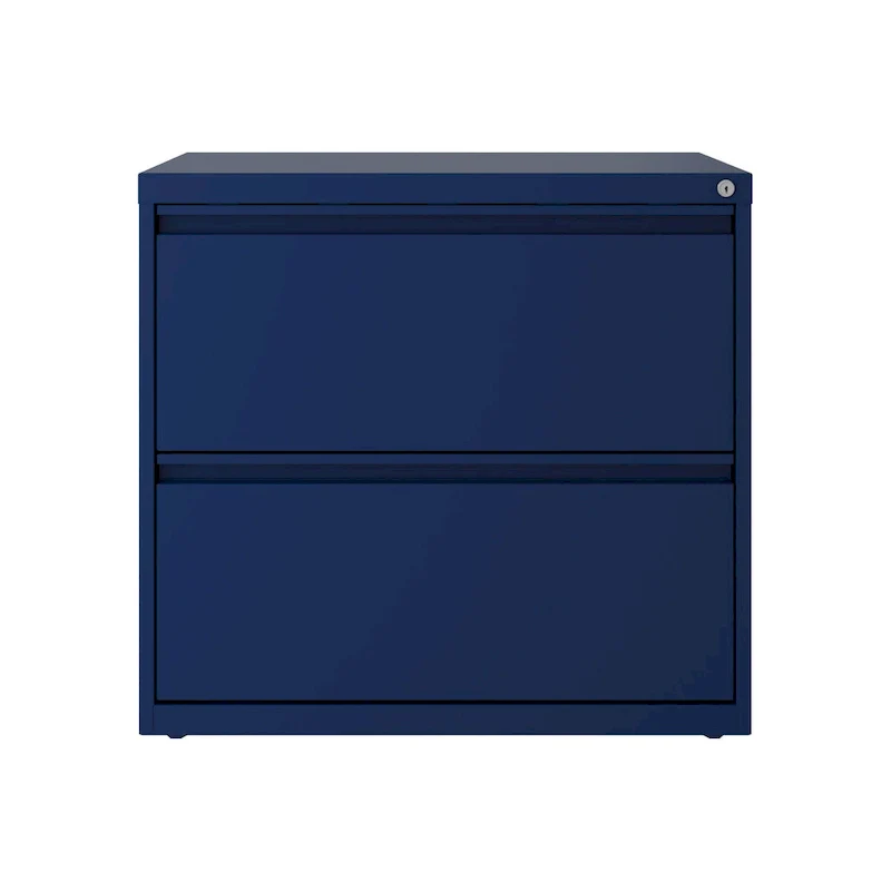 Hirsh 30 Inch Wide 2 Drawer Lateral 101 File Cabinet, White