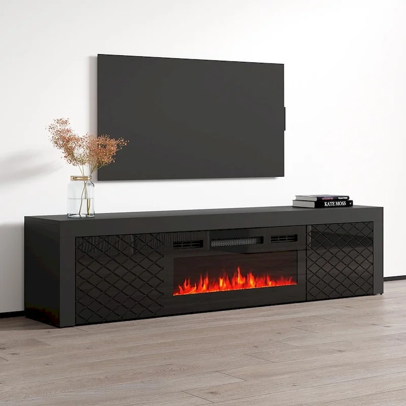 Dia BL-EF Electric Fireplace 71  TV Stand