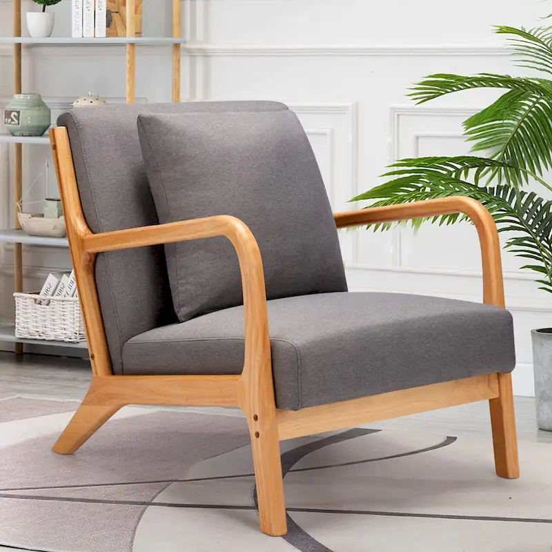 Mid Century Modern Living Room Reading Comfy Lounge Chairs