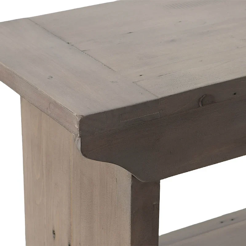 31 Wide Small Bench, Light Brown