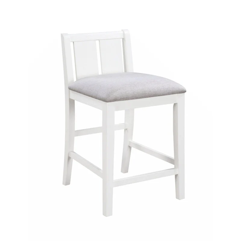 Graham 36  3-Piece Finish Small Space Counter Height Dining Table with Shelves and 2 Chairs