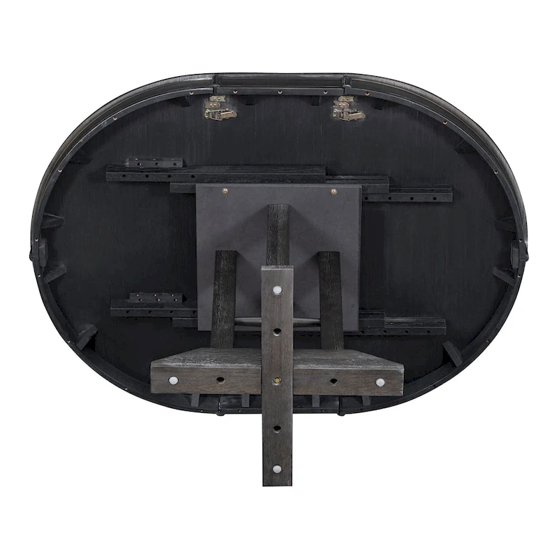 5-Piece Dining Set Extendable Round Table and 4 Upholstered Chairs Farmhouse Dining Set