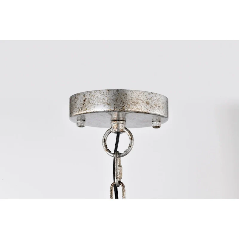 Jenus 13 Inch Antique Farmhouse Box Shape 4 Light Pendant