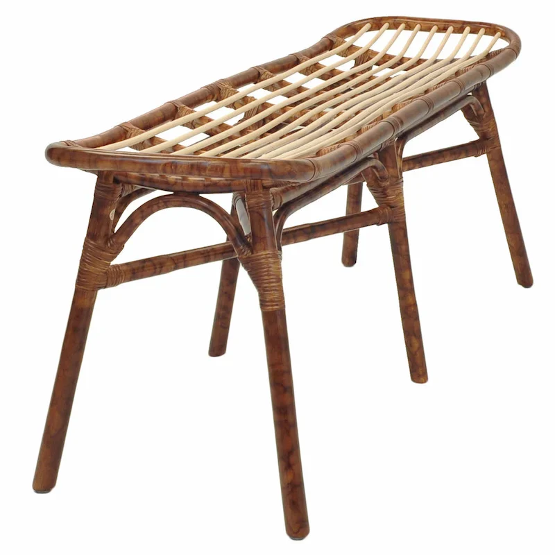Beyla Rattan Bench