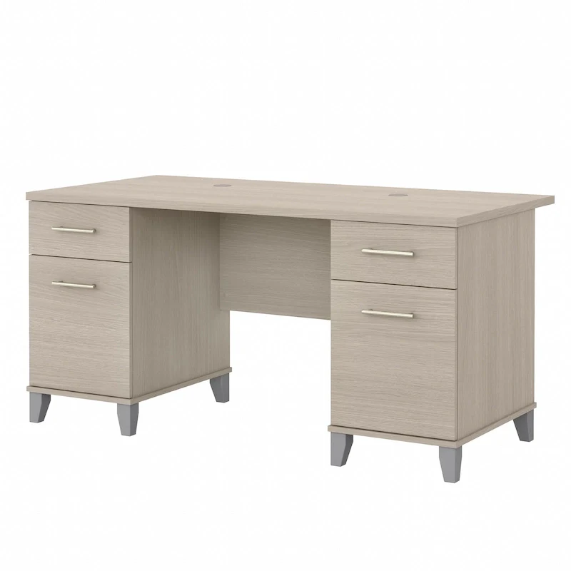 Bush Furniture Somerset 60W Office Computer Desk with Drawers