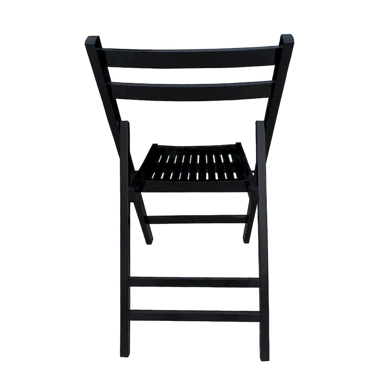 Furniture Slatted Wood Folding Special Event Chair,Set of 4