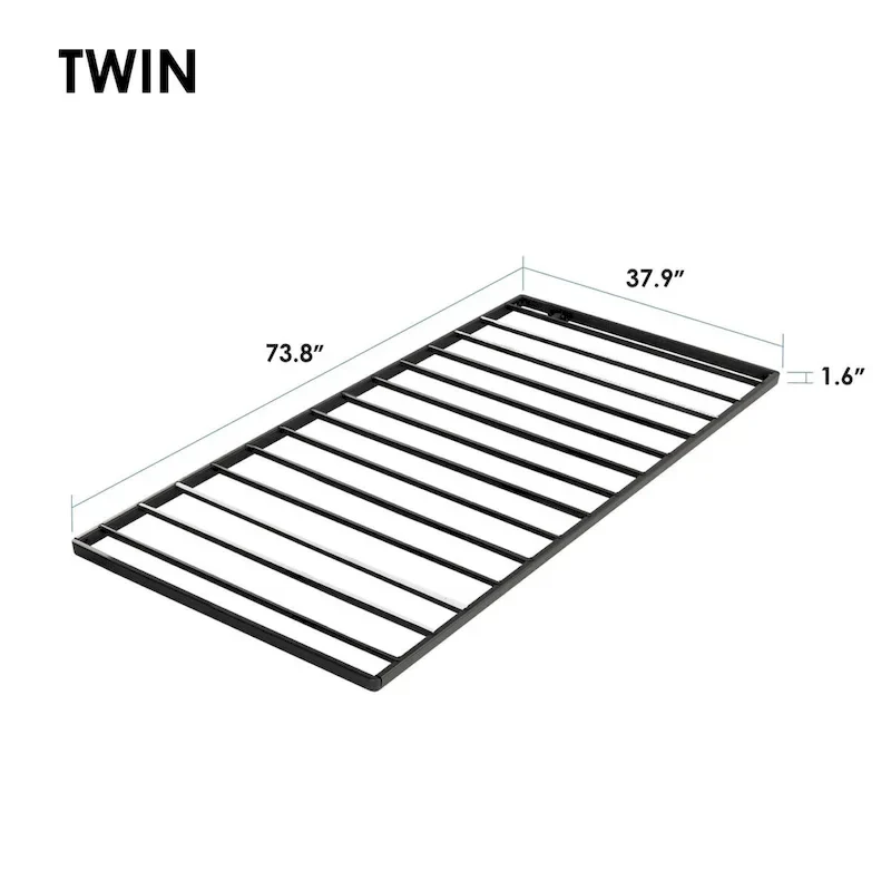 1.6 Inch Metal Bunkie Board Bed Slat Replacement