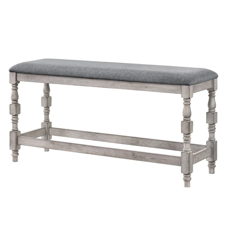 Graypath Farmhouse 50-inch Counter Height Bench